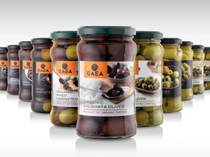 GAEA olives packaging